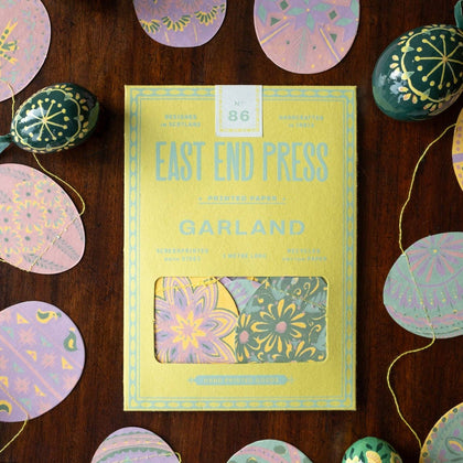 East End Press - EGG HUNT SEWN GARLAND