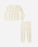 Rylee + Cru Organic Long Sleeve Pajama Set ~ Gingerbread