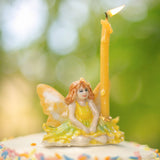 Camp Hollow Porcelain Animal Treasures - Sunflower Fairy Cake Topper