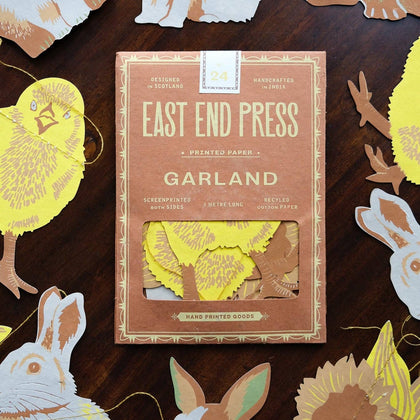 East End Press - RABBITS SEWN GARLAND