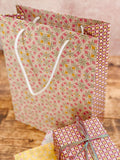 re:mused studio - Heather Lattice Gift Bag