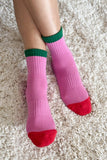 Le Bon Shoppe - Color Block Girlfriend Socks : Black Coffee