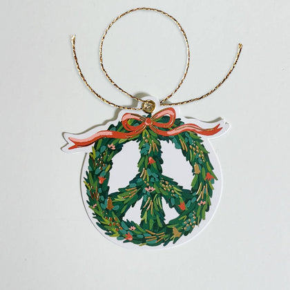 Idlewild Co. - Peace Wreath Diecut Gift Tags