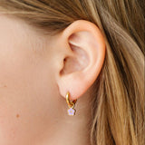 Pip Pop Post - Petite Flower Charm: Pink / Pair