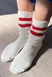 Le Bon Shoppe - Cottage Varsity Socks : Ht.grey Varsity