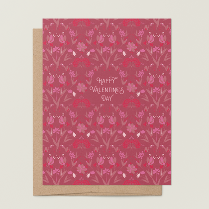 re:mused studio - Raspberry Valentine A2 Greeting Card