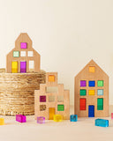 MAISON RUE LLC. - Riley City Blocks & Gems Set: Multicolor / L