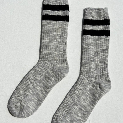 Le Bon Shoppe - Cottage Varsity Socks : Ht.grey Varsity