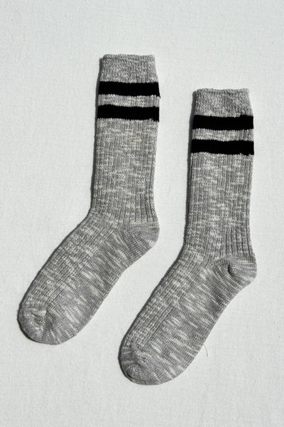 Le Bon Shoppe - Cottage Varsity Socks : Ht.grey Varsity