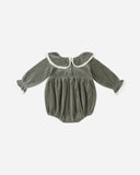 Quincy Mae Wendy Romper ~ Forest