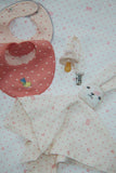 Konges Basic 2 Pack Bibs ~ Coeur/Teddy