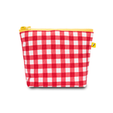 Fluf Tiny Zip - Gingham Red