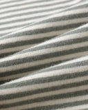 Quincy Mae Pointelle Long John ~ Forest Stripe