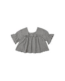 Rylee + Cru Francie Blouse ~ Black Gingham