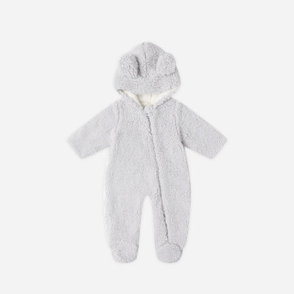 Quincy Mae Bear Jumpsuit ~ Frost