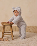 Quincy Mae Bear Jumpsuit ~ Frost