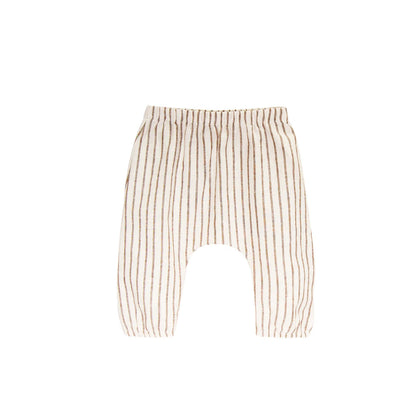 Go Gently Nation Woven Baby Pant ~ Fennel Stripe