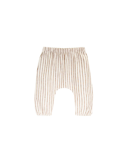 Go Gently Nation Woven Baby Pant ~ Fennel Stripe
