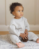Quincy Mae Textured Sweat Set ~ Frost