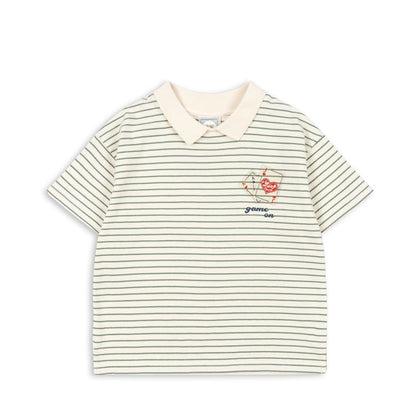 Konges Rosie H-W Gameon Top GOTS ~ Terra Stripe