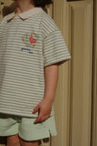 Konges Rosie H-W Gameon Top GOTS ~ Terra Stripe