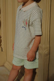 Konges Rosie H-W Gameon Top GOTS ~ Terra Stripe