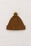 Misha & Puff Garter Hat ~ Nutmeg