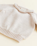 Hvid Sweater Georgette ~ Cream