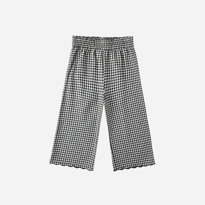 Rylee + Cru Wide Leg Pant ~ Black Gingham