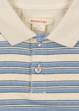 Konges Spotty SS Polo ~ Stripe Ciel