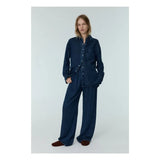 The New Society - Gothenburg Woman Pant- Midnight Blue Denim