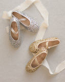Noralee Ballet Flats ~ Gold Sparkle