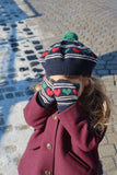 Konges Belou Knit Beret ~ Hearts