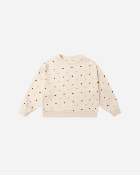 Rylee + Cru Boxy Pullover ~ Hearts