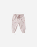 Quincy Mae Relaxed Fleece Sweatpant ~ Hearts