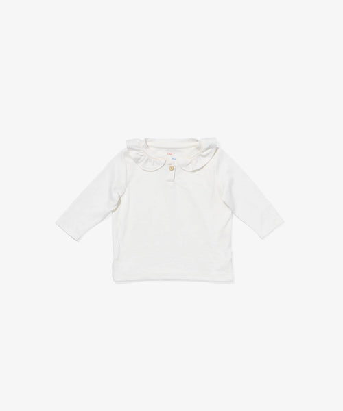 Oso & Me Hen Baby Shirt ~ Vanilla Piping