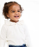 Oso & Me Hen Baby Shirt ~ Vanilla Piping