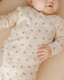 Quincy Mae Pointelle Long John ~ Holly Berry