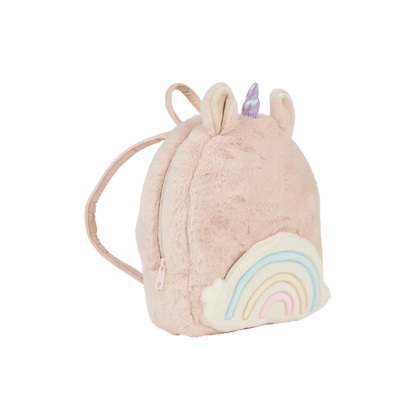 Olliella Hopalong Unicorn Backpack ~ Pink