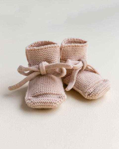 Hvid Booties in Apricot