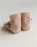 Hvid Booties in Apricot