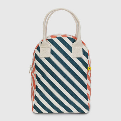 Fluf Zipper Lunch Bag ~ Stripe