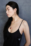 Chan Luu Isadora Earrings Smoky Quartz