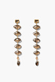 Chan Luu Isadora Earrings Smoky Quartz