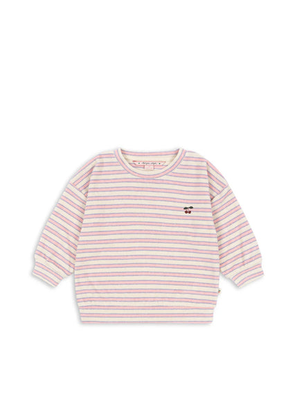 Konges Itty Sweat Shirt ~ Lolly Stripe
