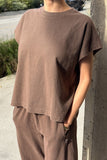 Le Bon Shoppe Jeanne Tee ~ Chocolate