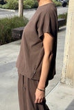 Le Bon Shoppe Jeanne Tee ~ Chocolate