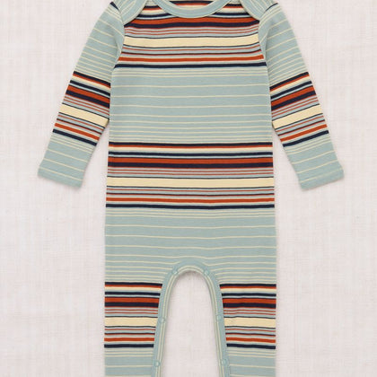 Misha & Puff Baby Jumpsuit ~ Overcast Patio Stripe