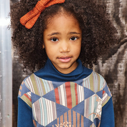 Misha & Puff Jumbo Goldie Bow ~  Sabi