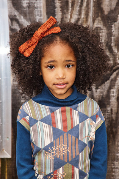 Misha & Puff Jumbo Goldie Bow ~  Sabi